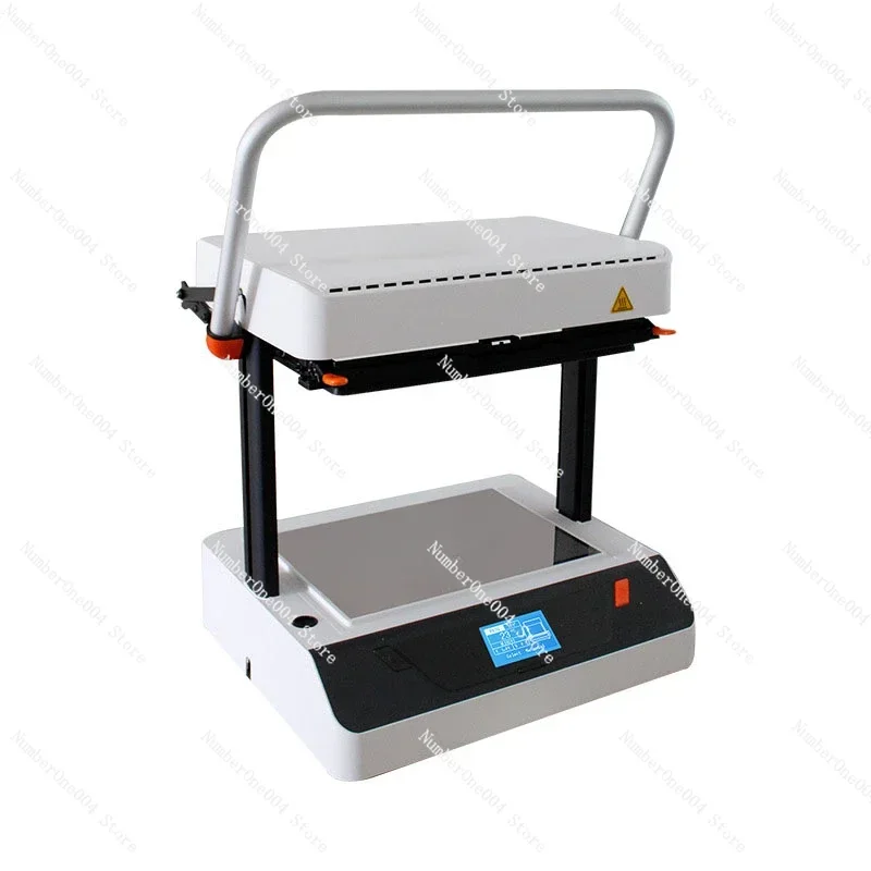 1.32KW Plastic Blister Machine Desktop Plastic Vacuum Forming Machine Chocolate Mold and Sheet Materials