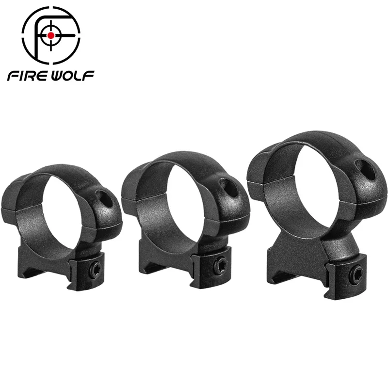Fire Wolf steel sight 30mm ring, low, medium, and high profile, suitable for 20mm rail outdoor telescope mount