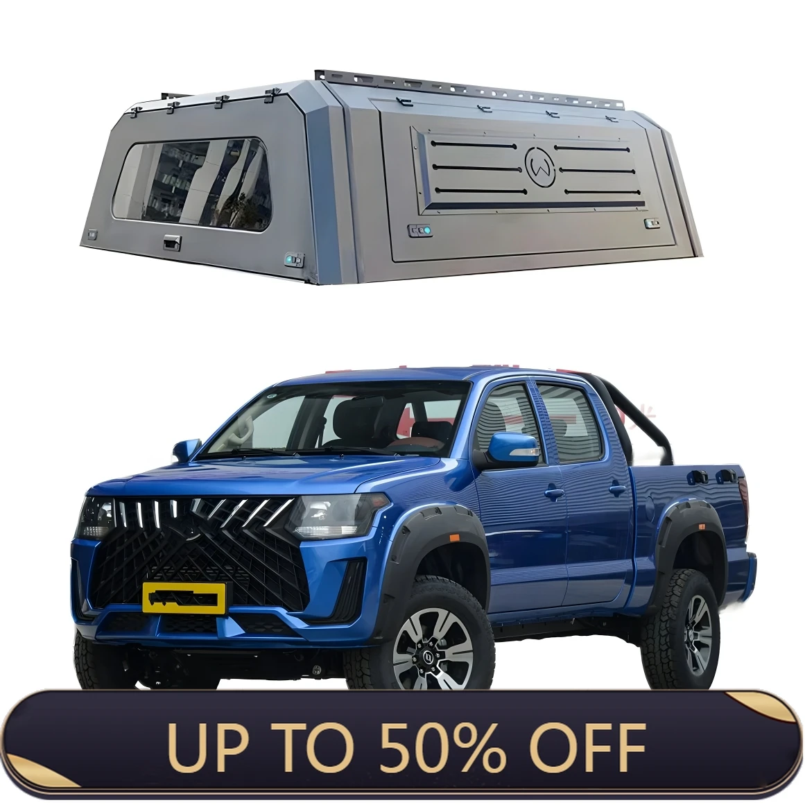 

Deren High Qualit Camper Pickup Truck Bed Aluminum Alloy Cover Hardtop Canopy for HONDA Ridgeline BYD Shark 6 toyotas tundra