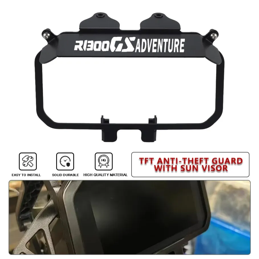 

2023 2024 2025 TFT Display Anti Theft Brace with Visor For BMW R1300 GS Trophy/TE R 1300 GS ADV GS1300 R1300GS Adventure