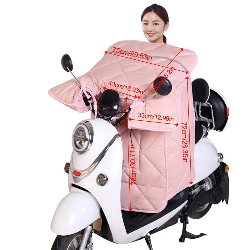 

Motorcycle Knee Waist Leg Windproof Apron Cover Blanket Universal Scooter Leg Lap Protector Cover Electric Bike Windshield Quilt