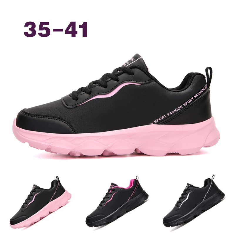 

Новинка весны 2024, женские кроссовки, кожаные повседневные легкие удобные дышащие повседневные женские спортивные туфли, размеры 35-41