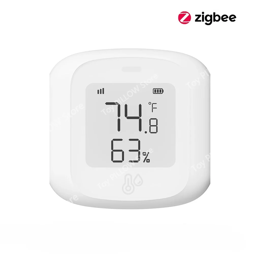 Graffiti WiFi/Zigbee temperature and humidity sensor, intelligent remote linkage indoor    meter voice