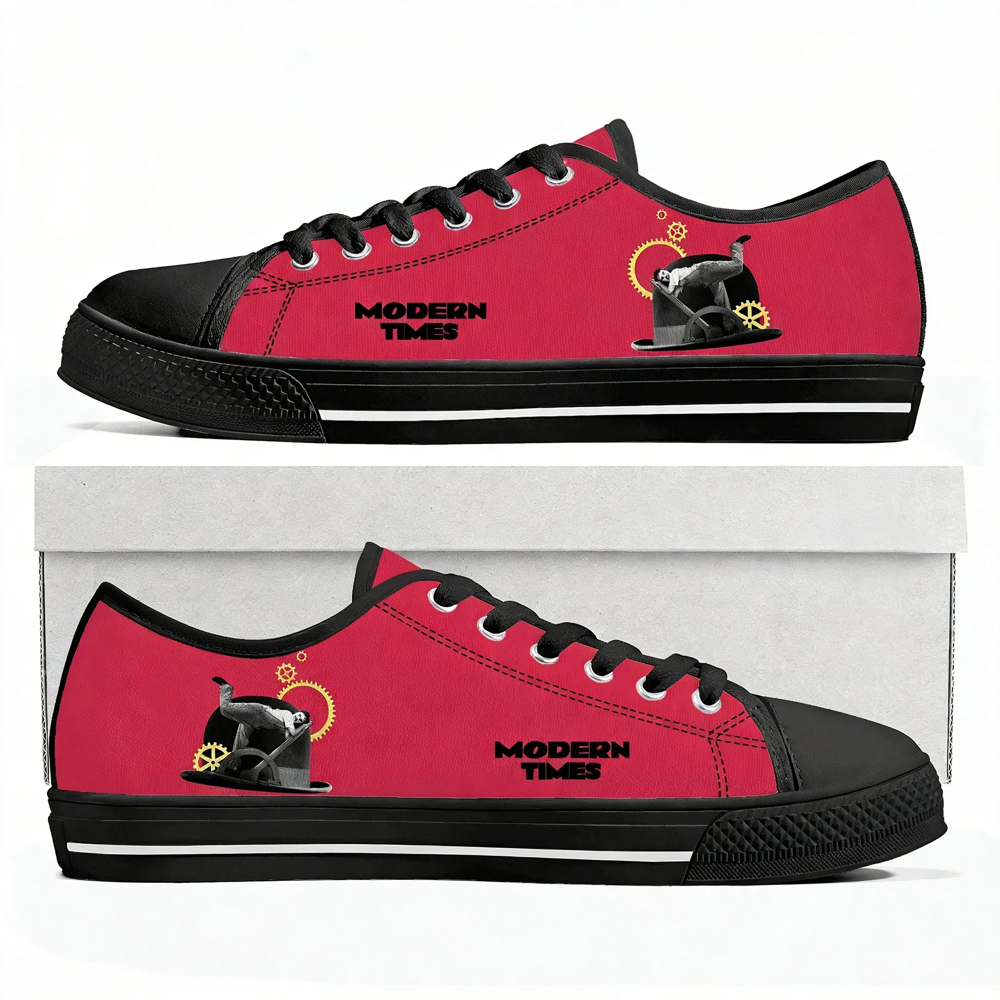 Modern Times Low Top High Quality Sneakers Men Women Teenager Canvas Sneaker Casual Personalized Patterns Shoe Custom Made Shoes