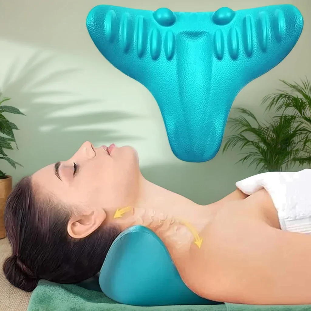 

​ ​ Портативная массажная подушка для шейного отдела позвоночника для облегчения боли в шее и плече ​ ​