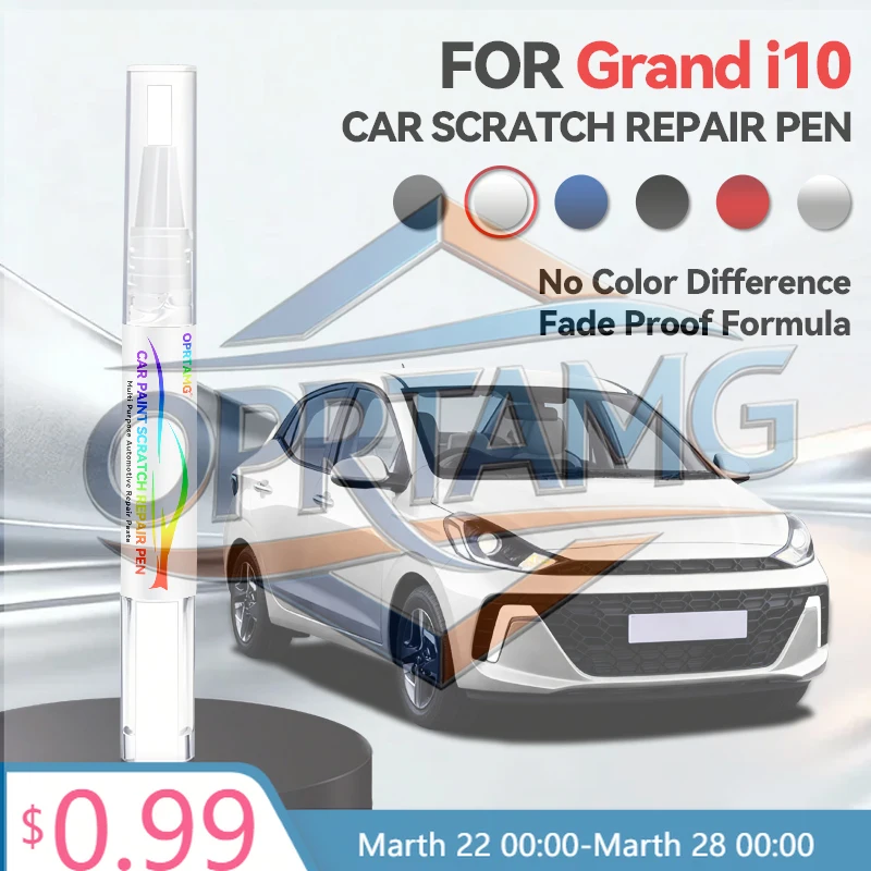 

Car Tools Purpose Vehicle For Hyundai Grand I10 1996-2026 Paint Repair Pen Touch Up Scratch Remover DIY Auto Accessories Black