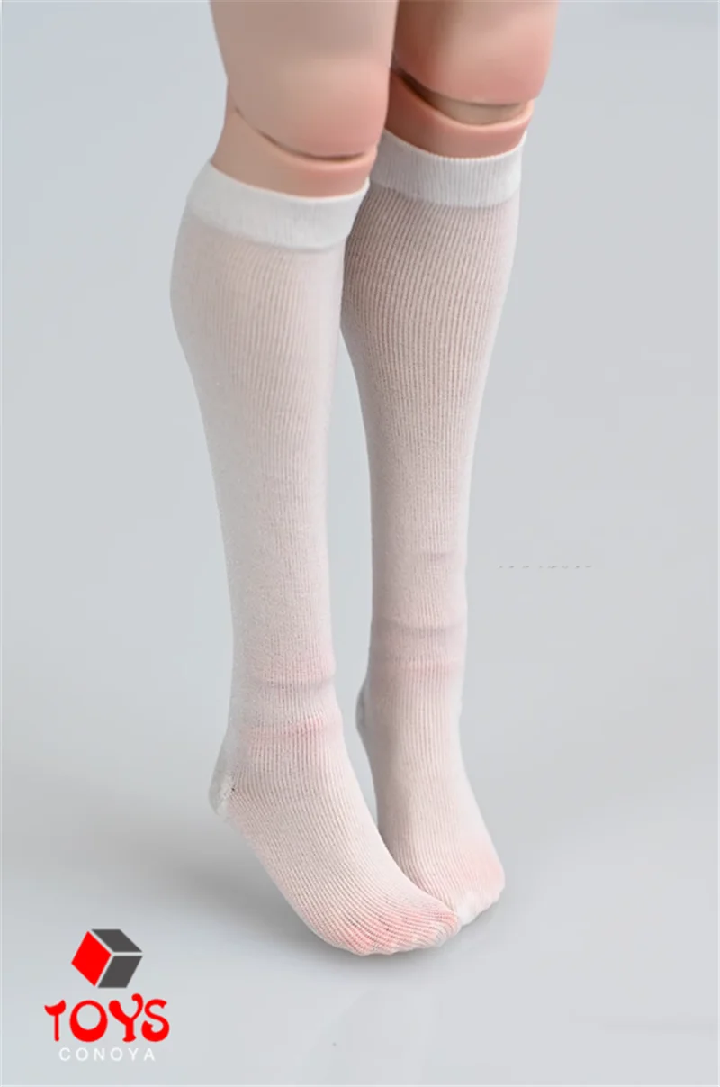 1/6 skala Weibliche Halbtransparente Strümpfe Kurze Socken Lange Strümpfe Kleidung Modell Fit 12'' Weibliche Soldat Action Figur Körper – Detail 5
