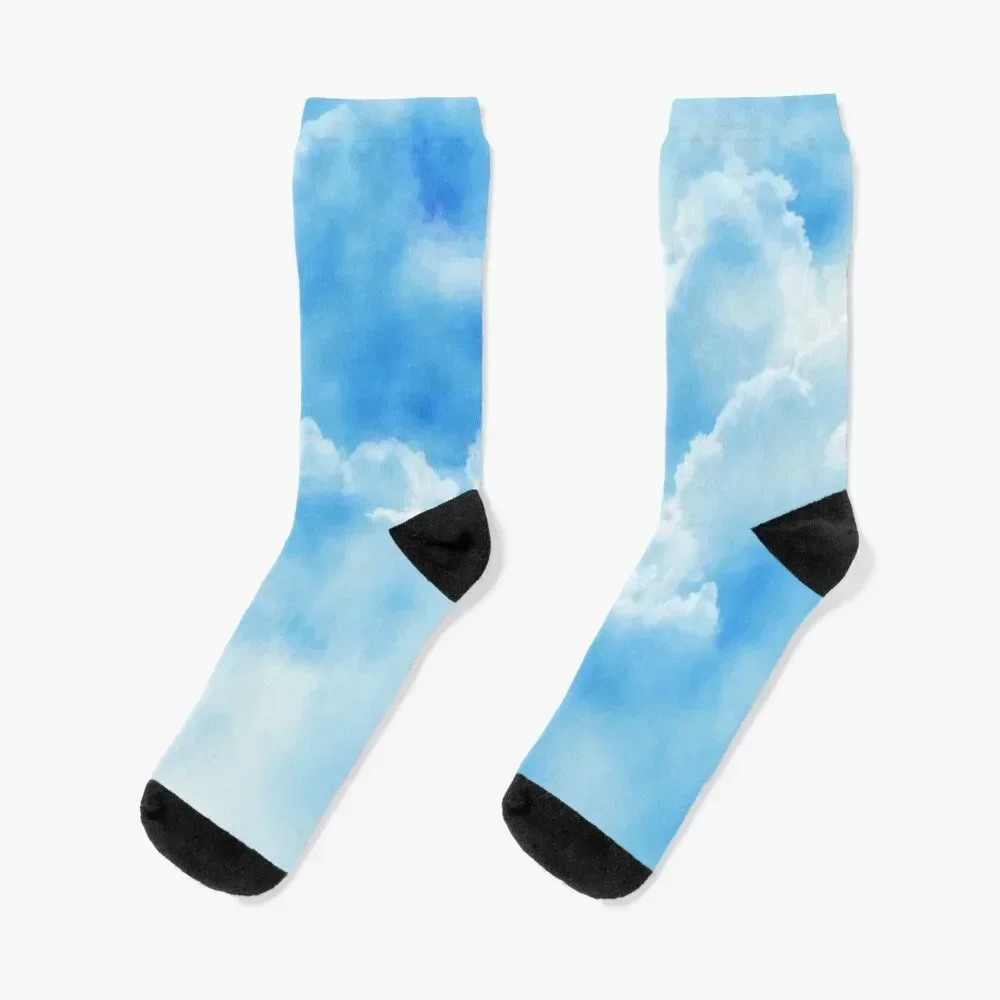 

beautiful clouds Socks funny gift sheer christmas gifts Socks For Girls Men's