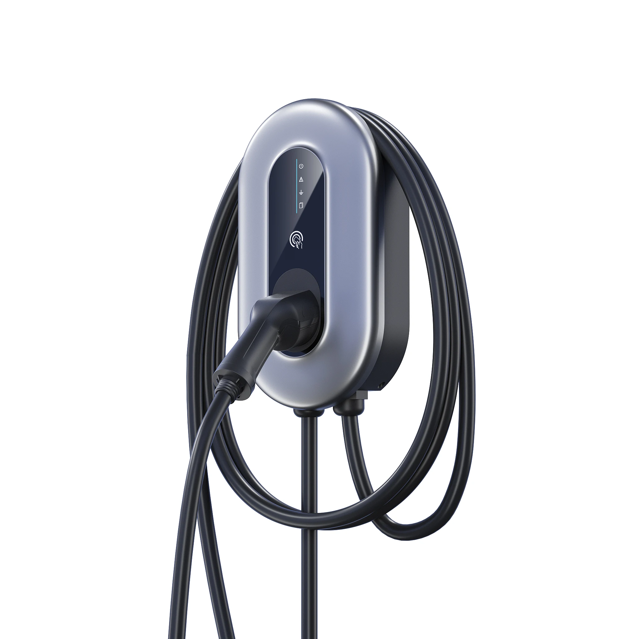 

New Wall-Mount 240V AC Home Charging Station Electric Car 9.6kW IP65 Ev Charger From China
