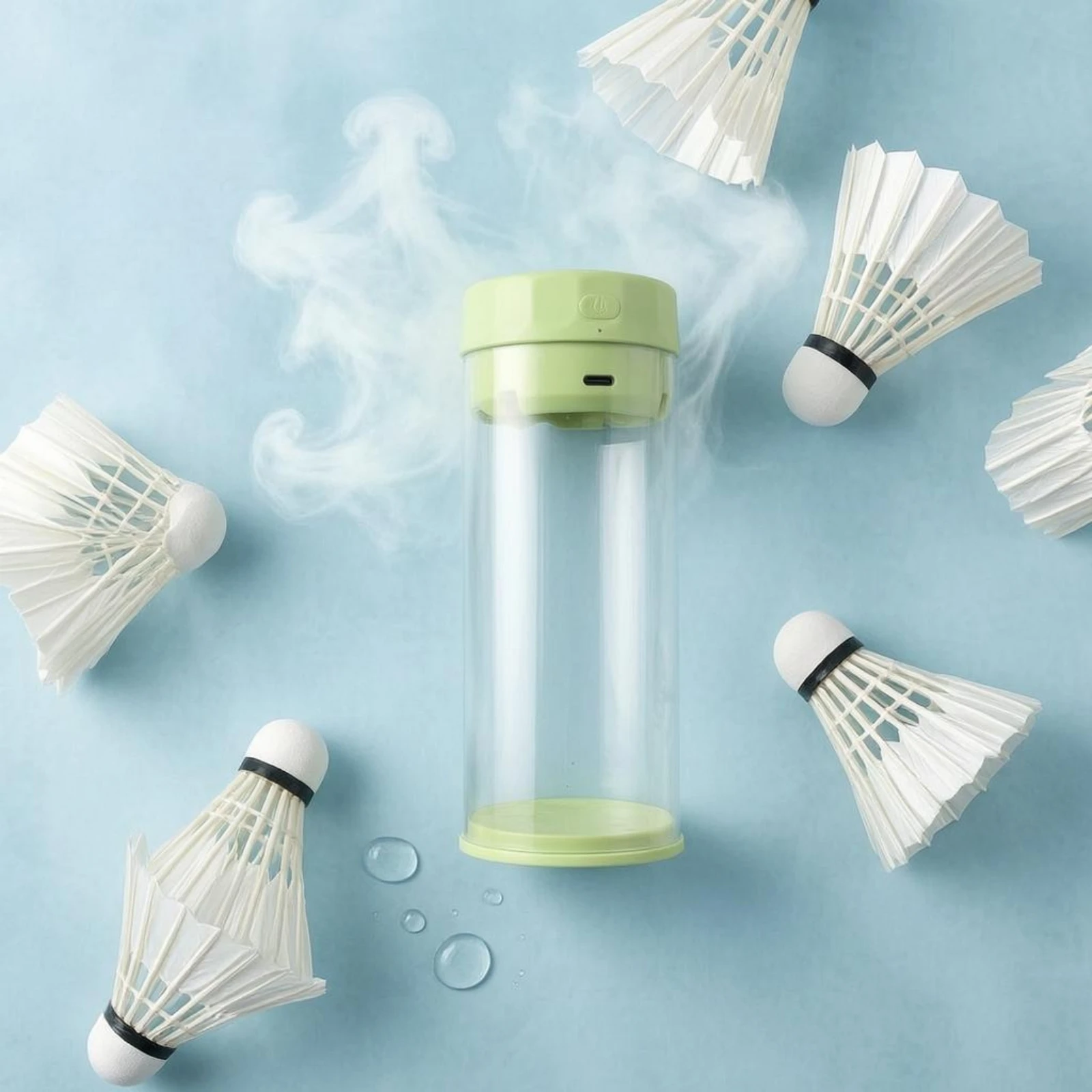 

Badminton Shuttlecock Steamer Feather Humidity Badminton Tube Cap Humidifier Sports Accessory Long Lasting Performance