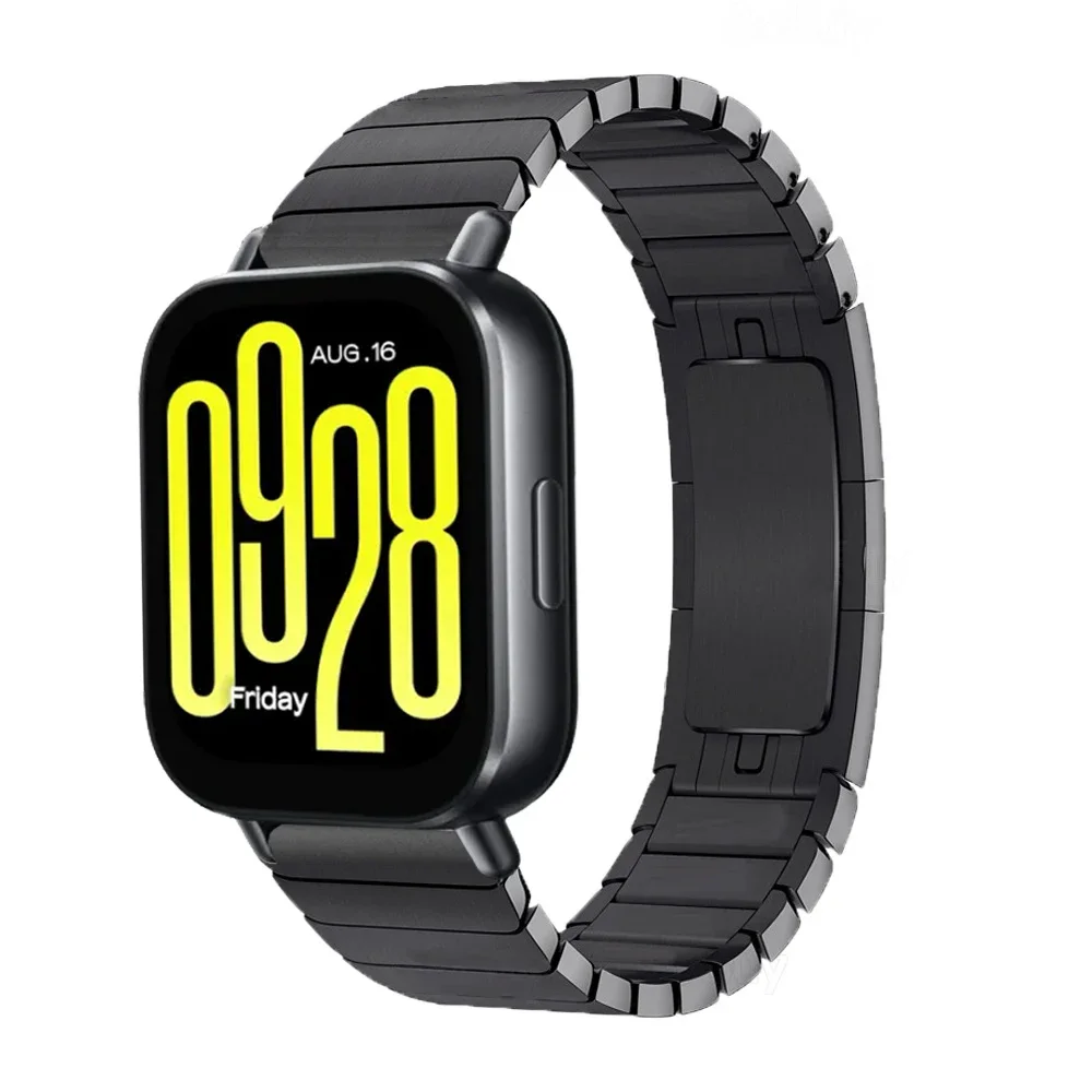 22 มม.สําหรับ Redmi Watch 5 Lite/Active แฟชั่นเปลี่ยนสายรัดข้อมือสแตนเลสสําหรับ Redmi Watch 5 Active สร้อยข้อมือ