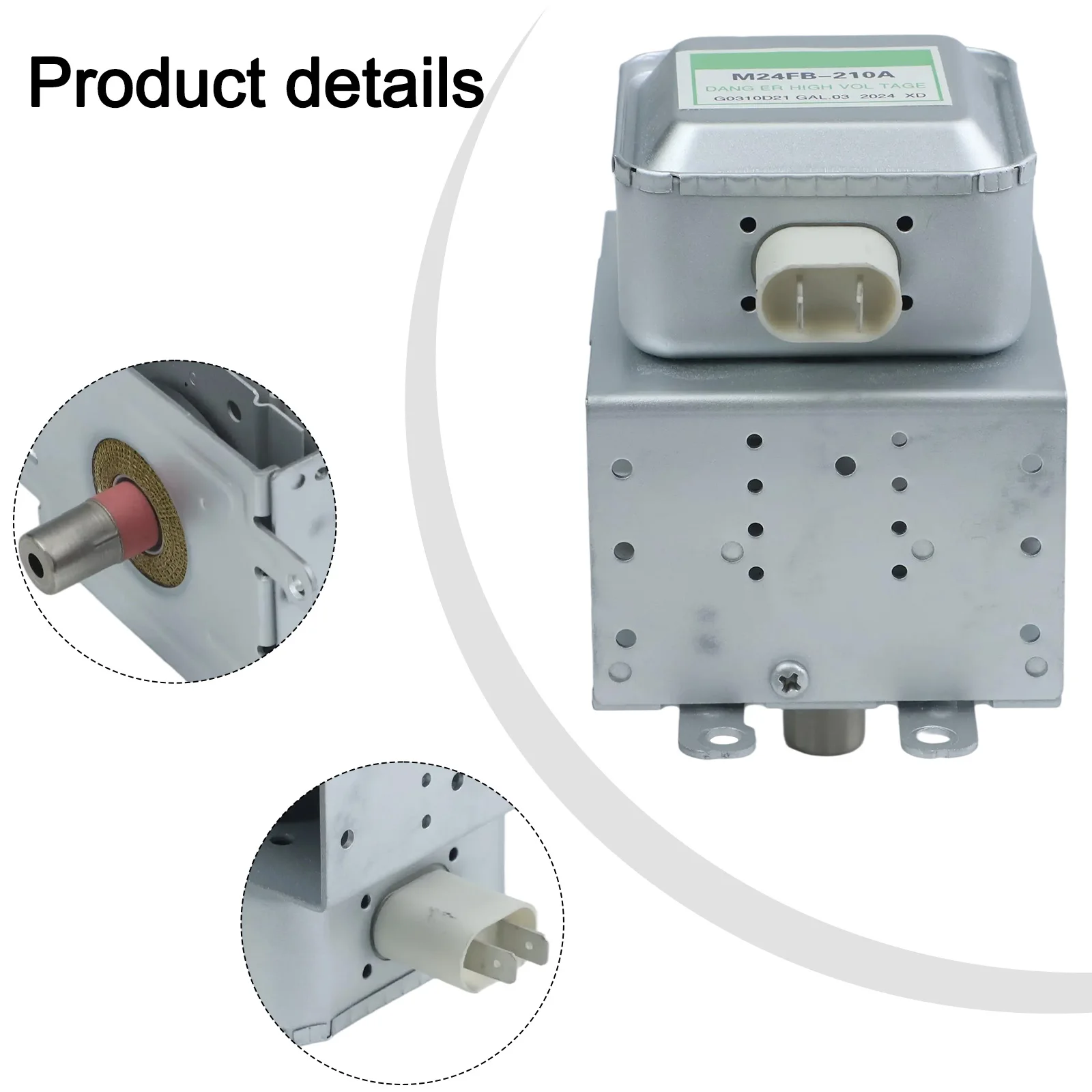 

Магнетрон для микроволновой печи для Galanz M24FB210A, надежная запасная часть для эффективного уменьшения времени нагрева и приготовления пищи