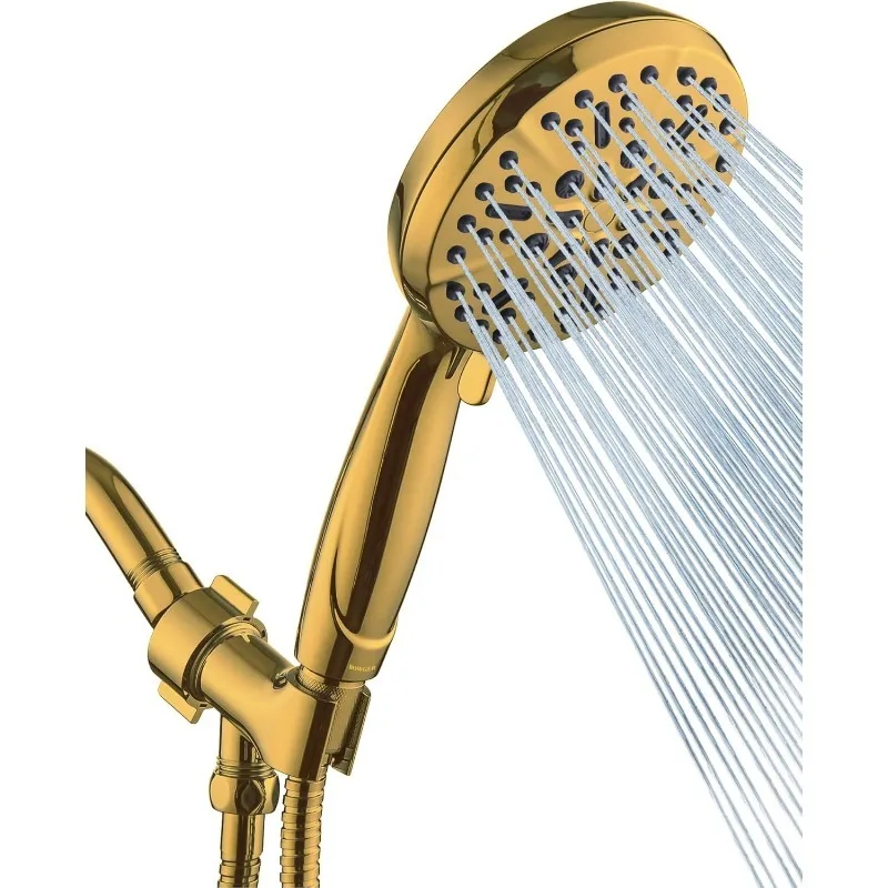 High Pressure Shower Head with Handheld - Multifunctional High Flow Rain Showerhead with Extra 60