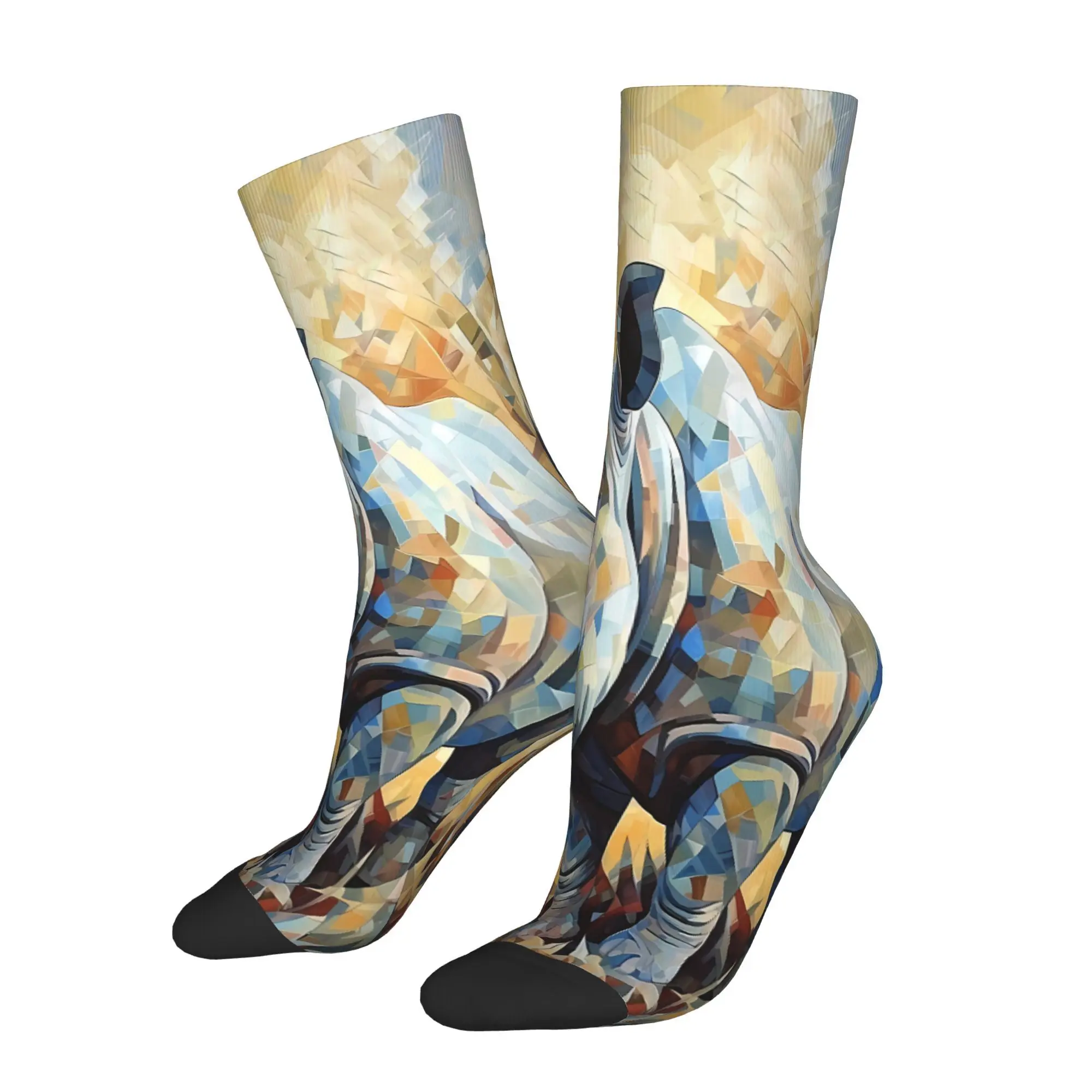 

Rhinoceros Socks Male Mens Women Autumn Stockings Harajuku