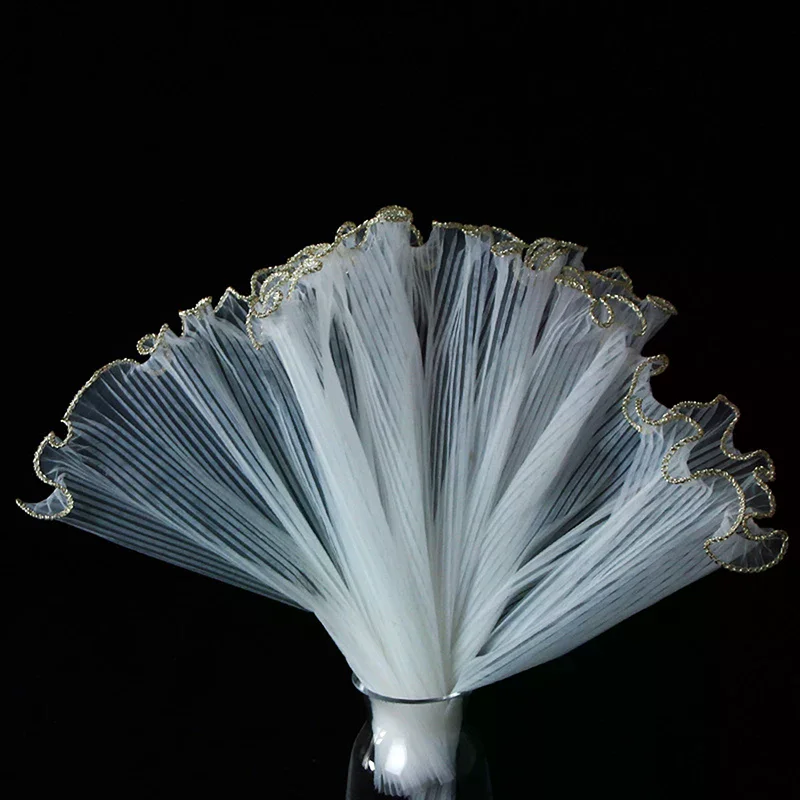 

Тюль с жемчужной волной Phnom Penh Edge Wave для упаковки цветов, сетка для букетов, внутренняя подкладка, материал для подарочных коробок, принадлежности для шитья и рукоделия