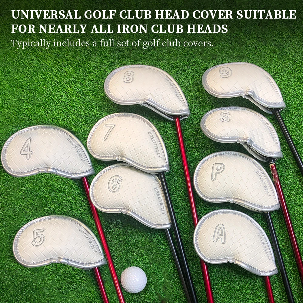 أغطية رأس حديد الجولف ذات ملمس منسوج رائع مكونة من 9 قطع # 4-9PAS غطاء رأس دقيق متين