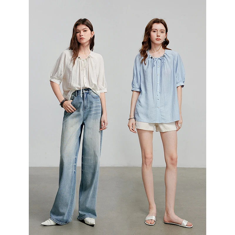 TOYOUTH Women Blouse Shirt 2025 Summer New Shirt 8522004 - Image 5
