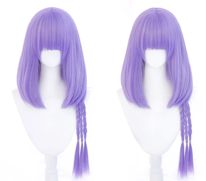 Already Styled Balala the Fairies Yan Lili Cosplay Wig Purple Braids Childhood Memory Party As Halloween gift