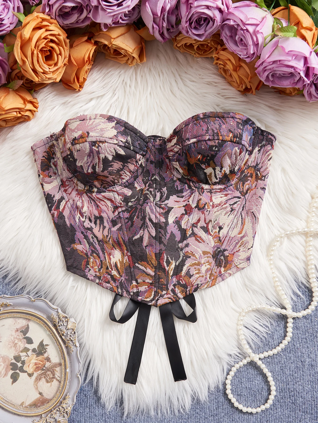 Multi-Color Underwired Corset for Women Sexy Off-Shoulder Tummy Control Shapewear Slimming Top in Sizes S to XL Hot Sale image 5