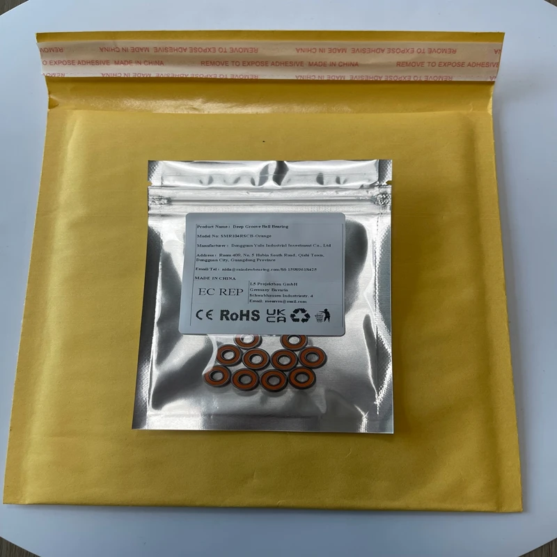 

5PCS SMR104RS CB 4X10X4 mm Stainless Steel Hybrid Ceramic Ball Bearing SMR63RSCB SMR74RSCB SMR84RSCB SMR115RSCB S6800RSCB