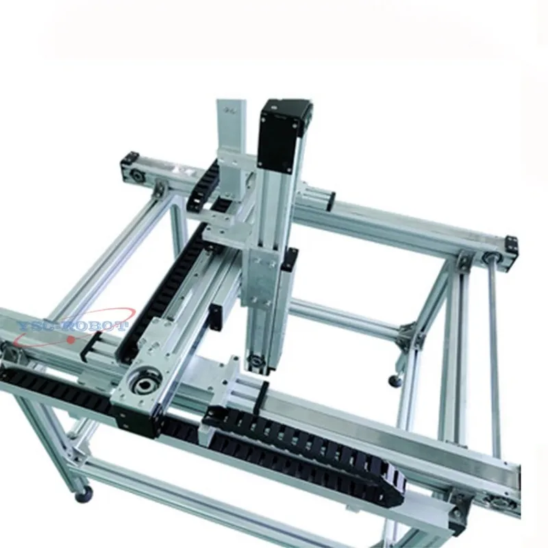 Modulo guida lineare con vite a ricircolo di sfere CNC multiasse Robot industriale cartesian XYZ 3 Robot a portale a 4 assi per macchina da taglio