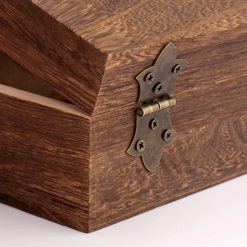 10Sets Vintage Metal 270 Degree Decorative Hinges Antique Jewelry Box Flip Hinges Small Iron Hinge For Wooden Boxes And Furintur