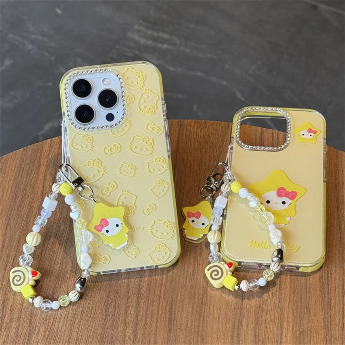 

Fashion Pink Leopard Print Cute Kitty Phone Case For iPhone 16 Pro 15 14 Pro Max Hard Cover Cases with Stand Holder Sanrio Funda