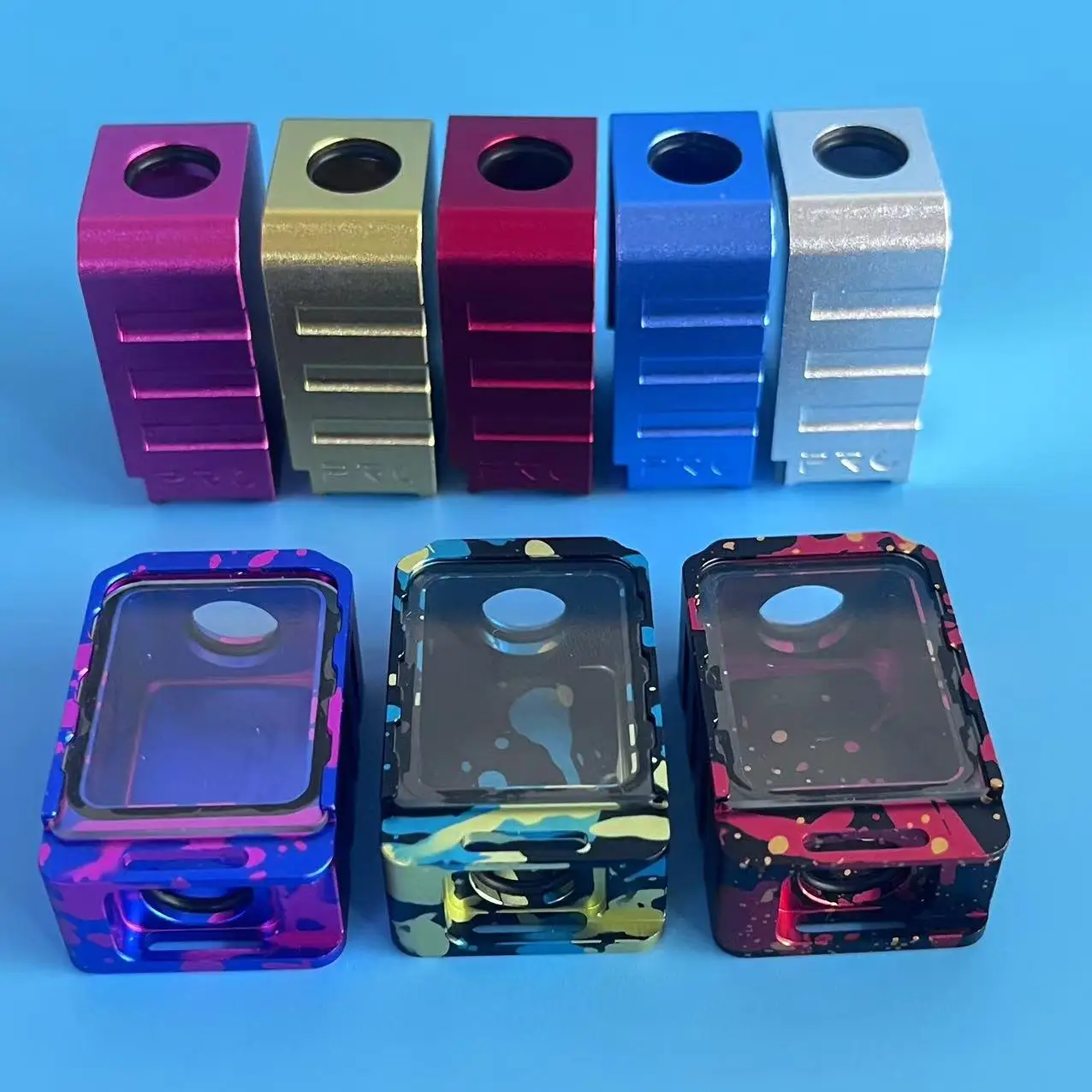 

PRC ProRo Boro With 2Pcs Glass Replacement O Seal Rings Aluminium/Acrylic Colorful For SXK BB Billet AIO Bridge Box Decoration