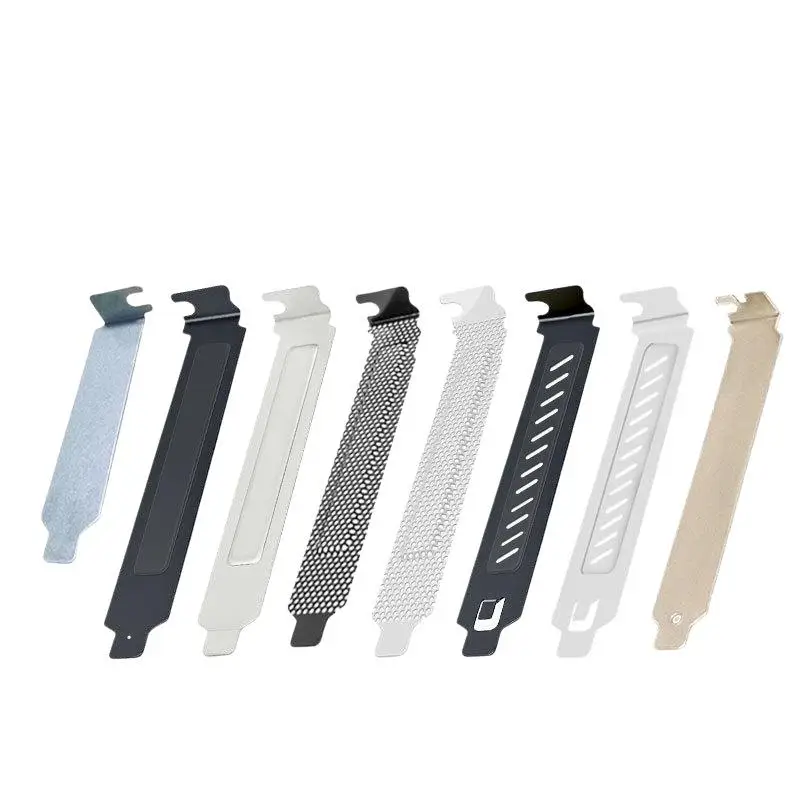 PCI Slot Dust Cover Plates, PC Expansion Slot Bracket Blanking Plate, Dust & Wear Resistant Case Rear Cover for Desktop Compute