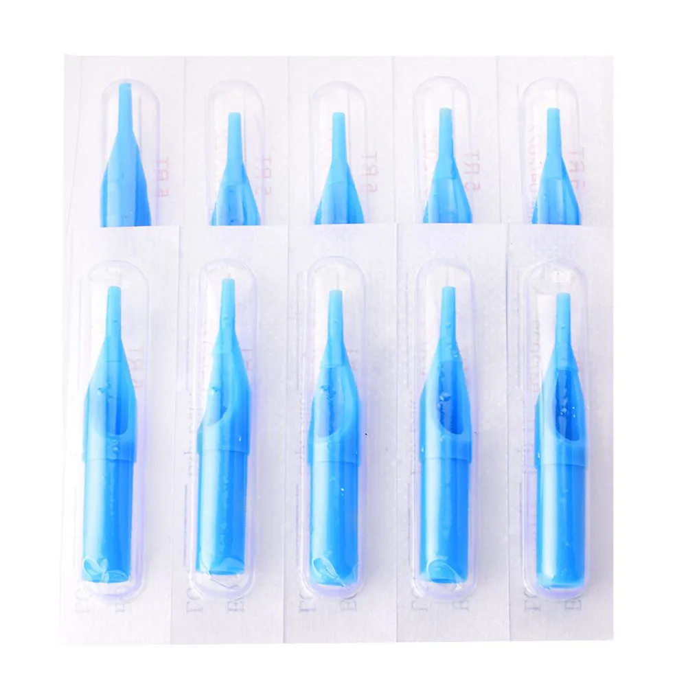 

50pcs Sterilized Nozzle Disposable Tips Smooth Ink Flow Curved Design Professional Use Nozzle Tip
