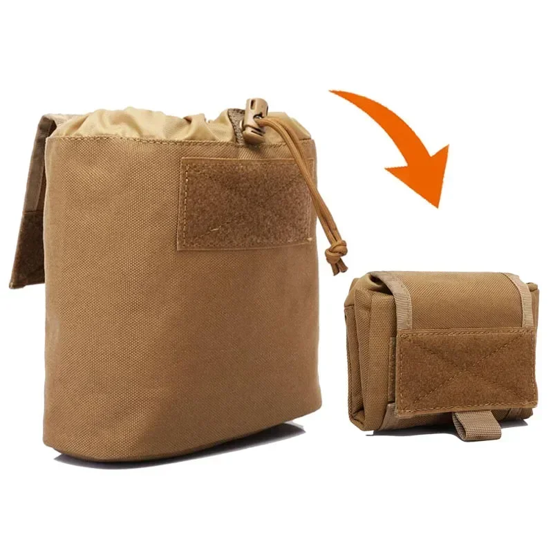 Bolsa plegable Molle para revistas, soporte para munición de pistola de juguete, accesorios de caza para senderismo al aire libre, herramienta EDC, riñonera