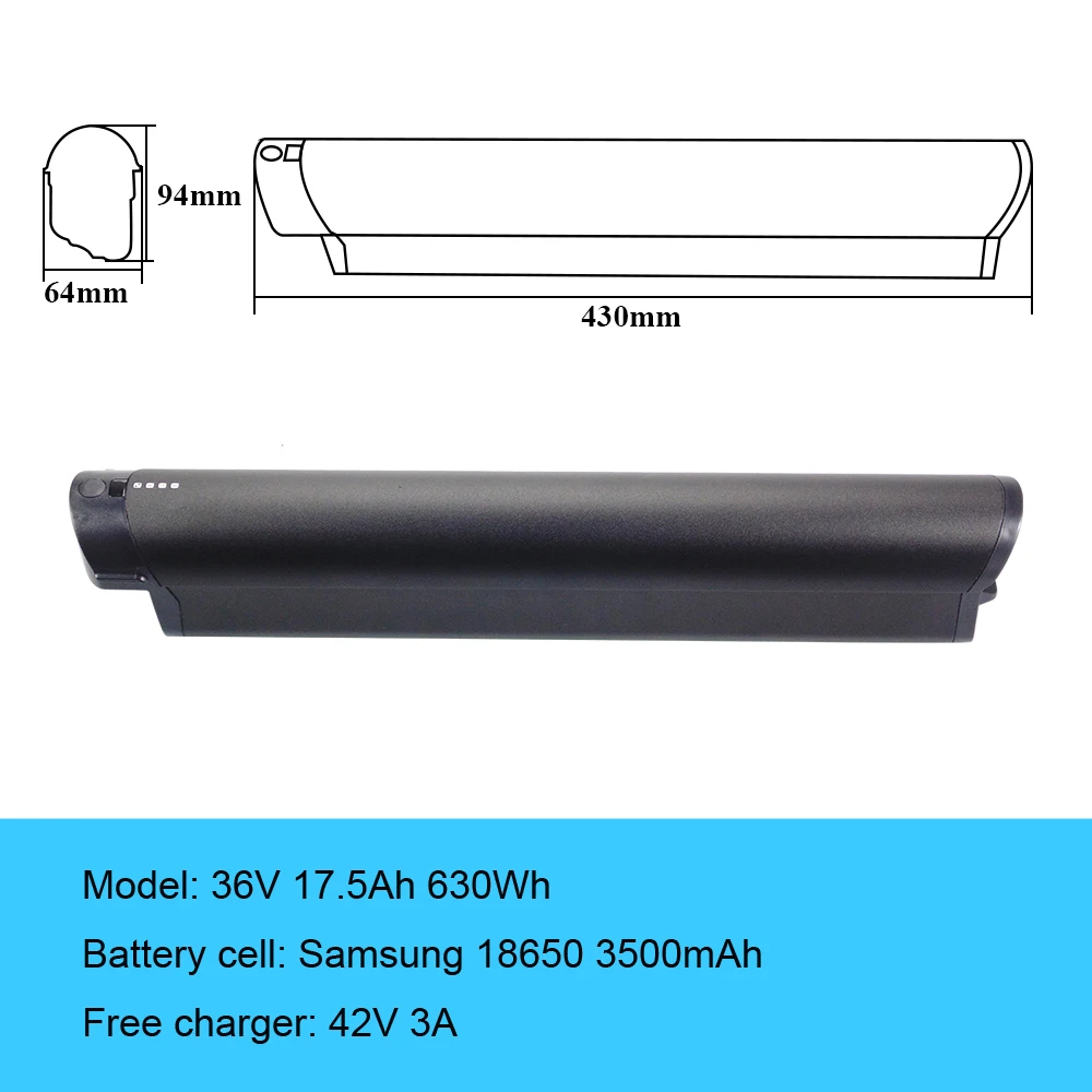 Leon Cycle Moskou M3 ebike pack 36V 48V 10Ah 13Ah 14Ah 16Ah 17.5Ah Reention EEL frame intube elektrische fiets batterijen
