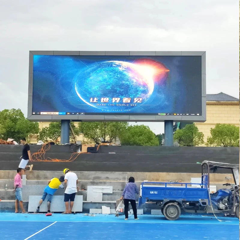 Waterproof Custom LED Displays 3D Advertising Billboard Video Wall Display Screen Outdoor Advertising-ScreensChip On BoardTransp