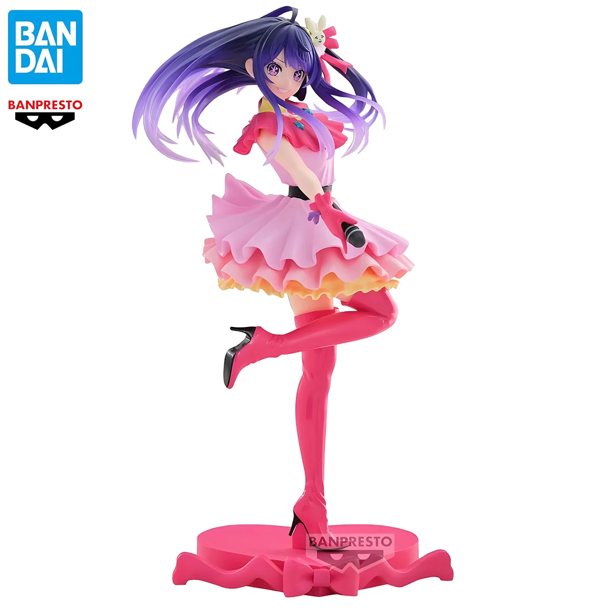 

In stock Original BANDAI Banpresto OSHI NO KO ESPRESTO-Excite Motions- Hoshino Ai 25cm Anime Figure Model Collectible Toys Gift