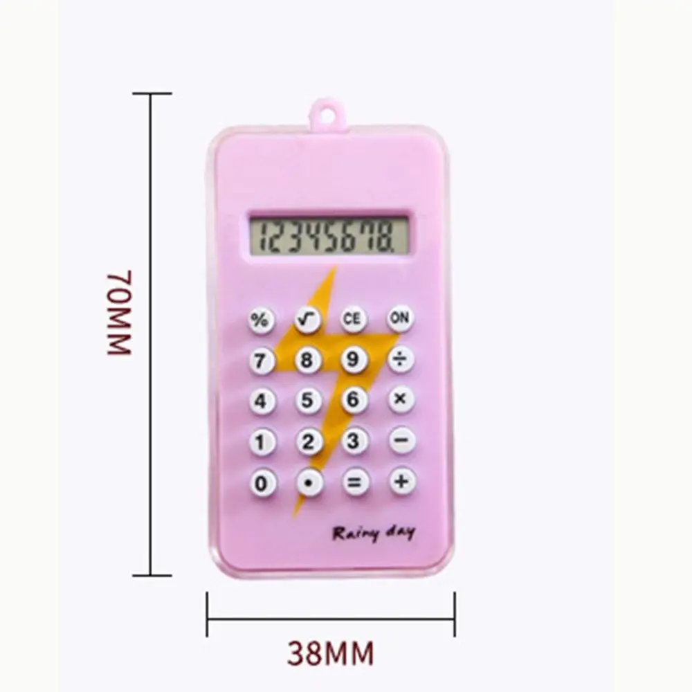 Fashionable Cartoon Maze Calculator Clear Numbers Fun Creative Calculator Portable Plastic 4 Colors Calculator Schoolbag
