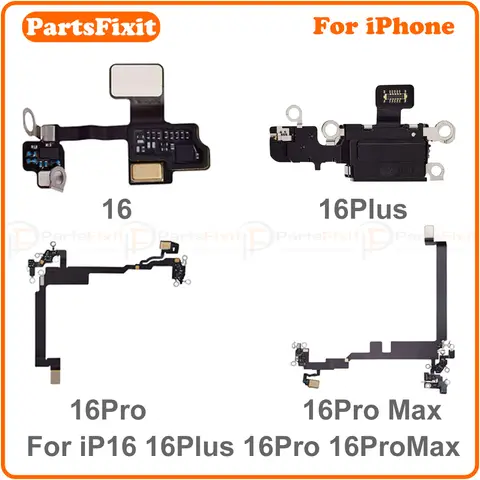 아이폰 16 16Plus 16Pro 16ProMax 라우드스피커 안테나 플렉스 케이블용 고품질 마이크 플렉스 케이블 교체