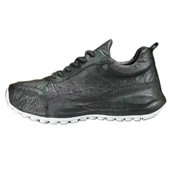 2026 new arrival Fashion ostrich skin causal shoes men,male Genuine leather sneakers PDD294