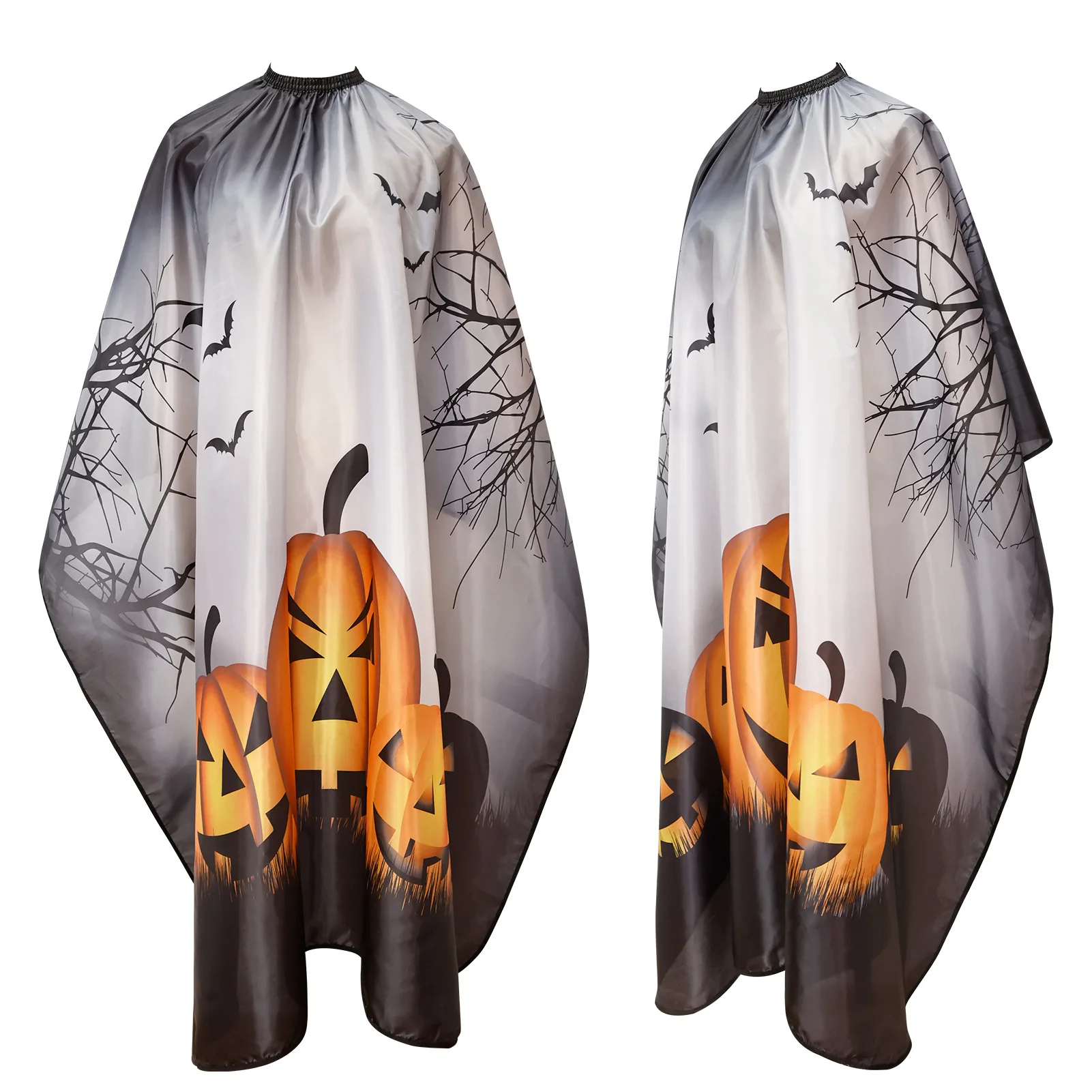 Halloween Barber Pumpkin Hairdressing Cape Hairdresser Cloth Hair Cutting Coat Haircut Apron Layers Barbershop Dropshipping