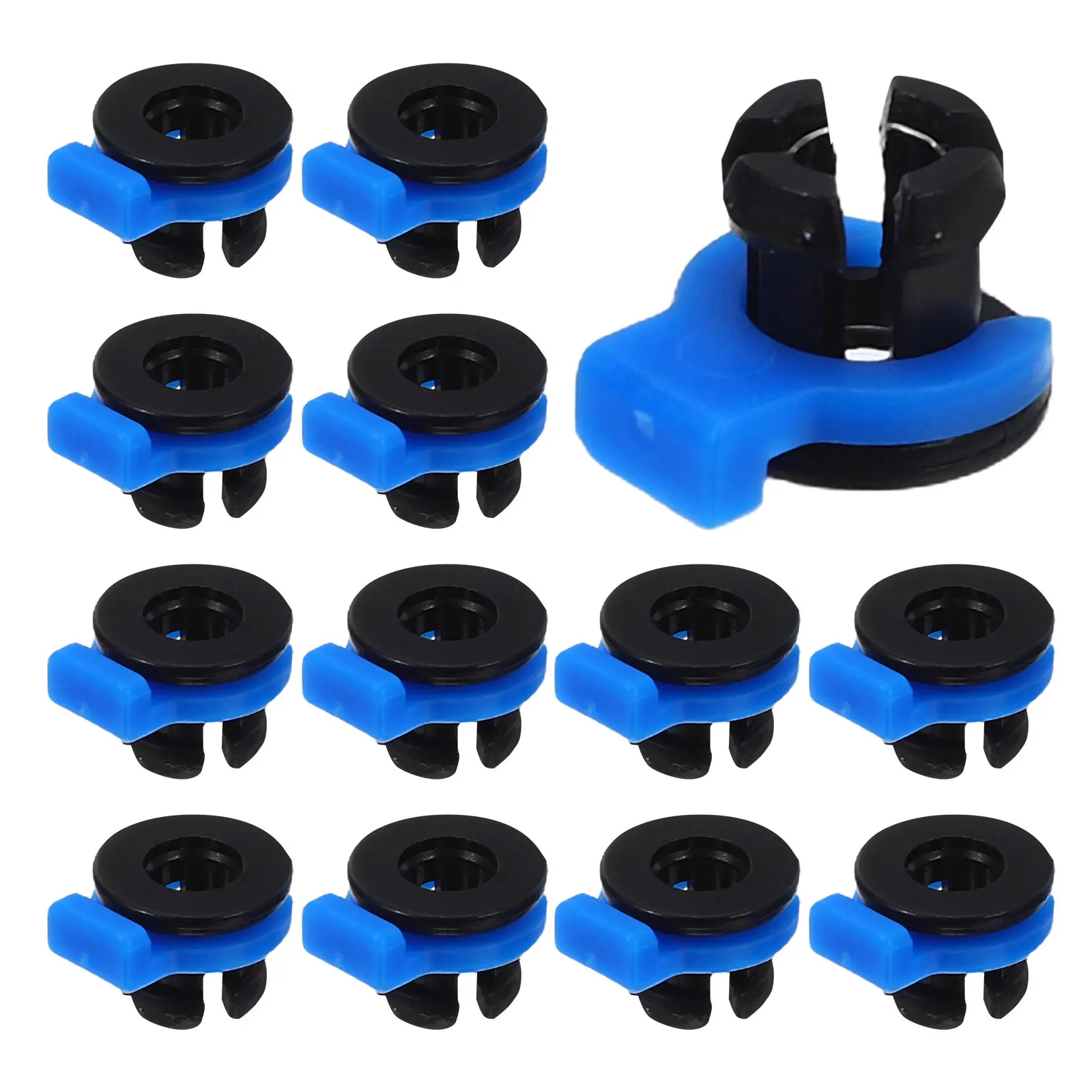 

20Pcs Bowden Tube Clamps for 3D Printer 4Mm Pneumatic Quick Connectors Secure Tube Grip Stable Printing Easy Installation