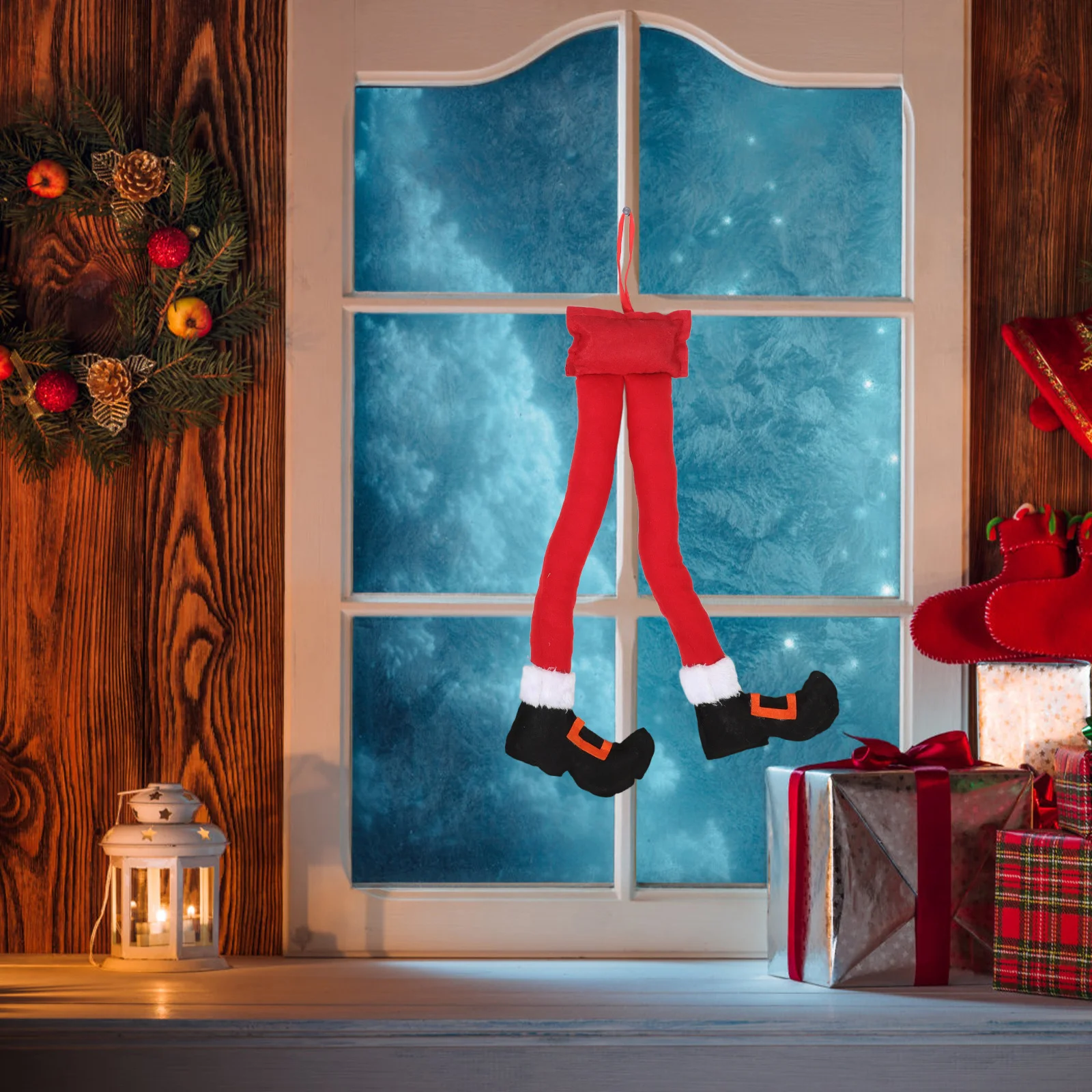 

2Pcs Christmas Legs Decorations Creative Elf Ornament for Hanging on Car Tree Door Holiday Party Christmas Legs