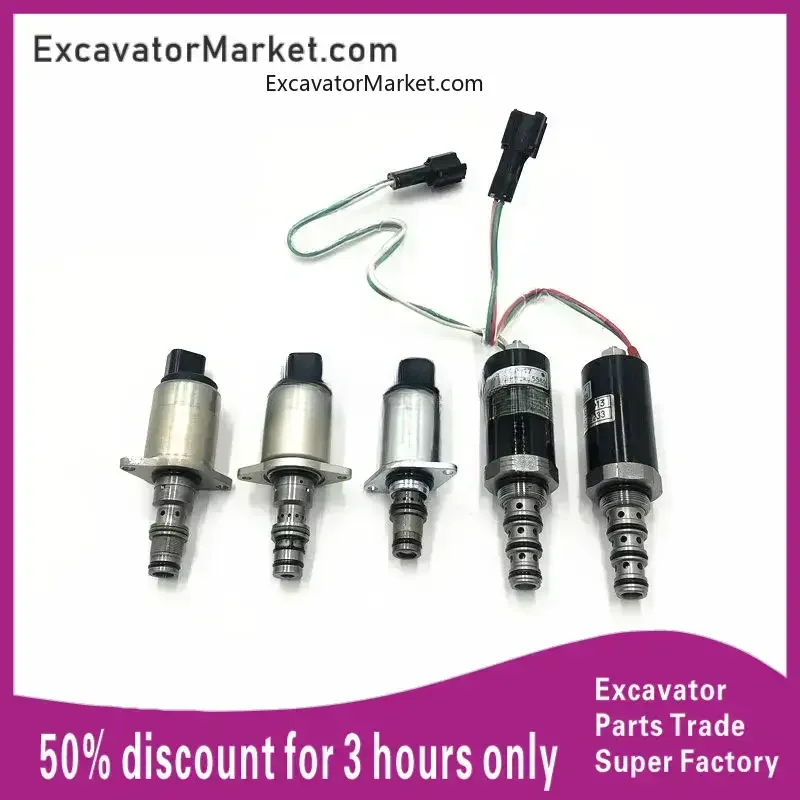 For excavator Liugong 906/908/913/915/920/922/936E/D  hydraulic pump proportional solenoid valve plug high quality accessories