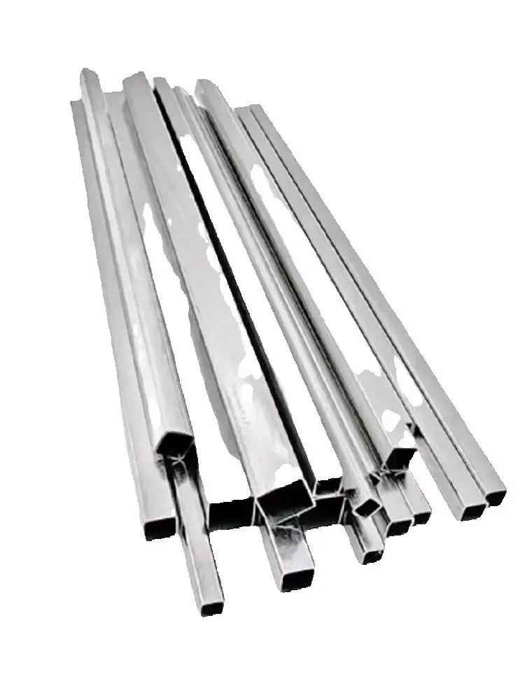 Tube carré rectangulaire en acier inoxydable, tige creuse, petit et grand, 5x5-25x50mm, longueur 100 250 500mm, 1 pièce