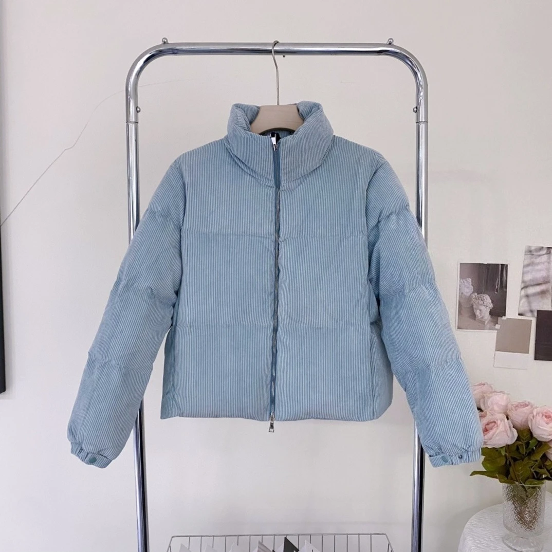 

Luxury Women Short Parkas Jackets 2025 Brand Long Zipper Thick Warm Outwear Coats Female Designer Winter Jackets Parkas Coats