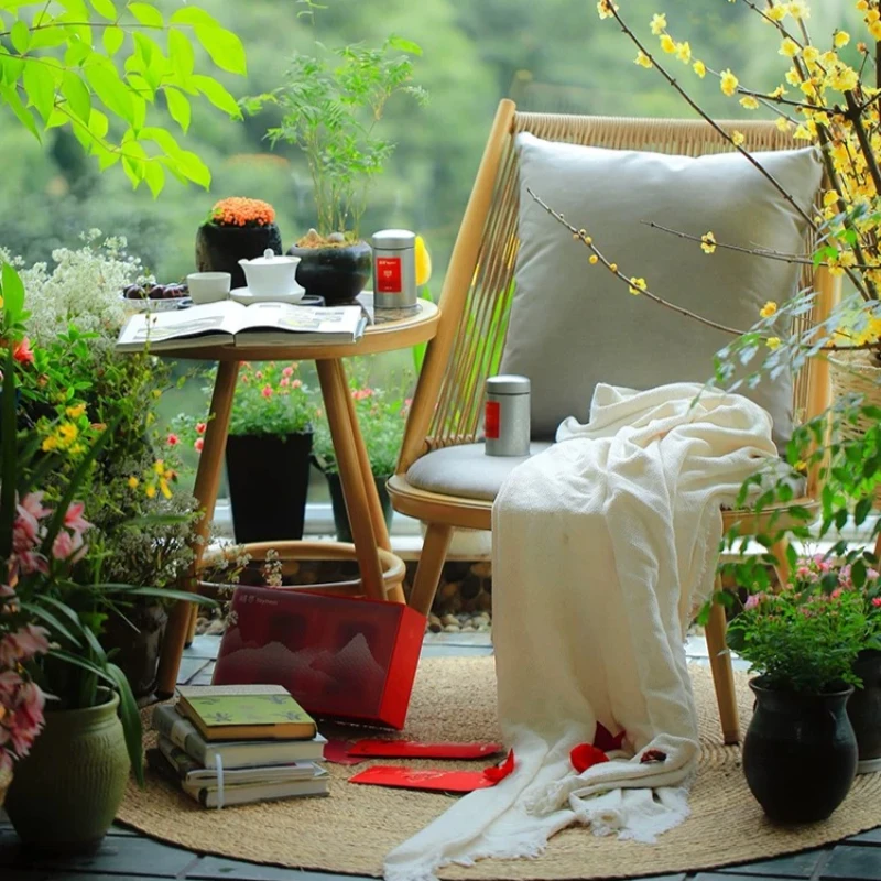

Occasional Dining Living Room Chairs Accent Rattan Reading Lazy Living Room Chairs Comfy Aesthetic Sillas Modern Furniture