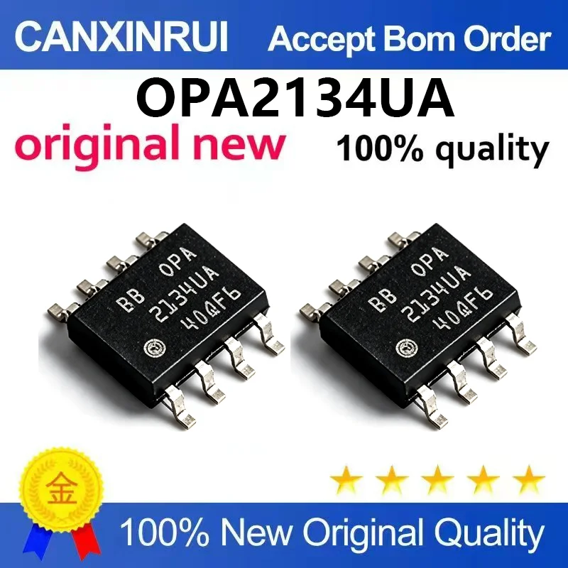 （5pcs-100pcs）Brand new original imported OPA2134UA patch SOP8 fever audio dual operational amplifier