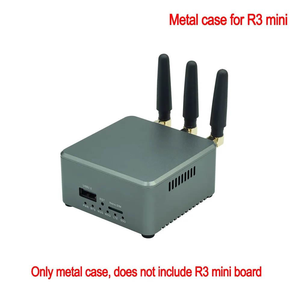 Metal case for Banana Pi BPI-R3 Mini Router Board