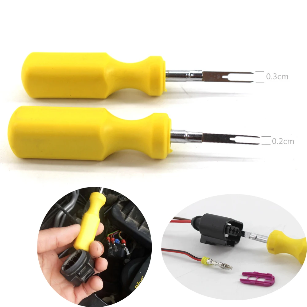 0.2CM + 0.3CM Wire harness connector thread take-up tool for VW AUDI SKODA SEAT