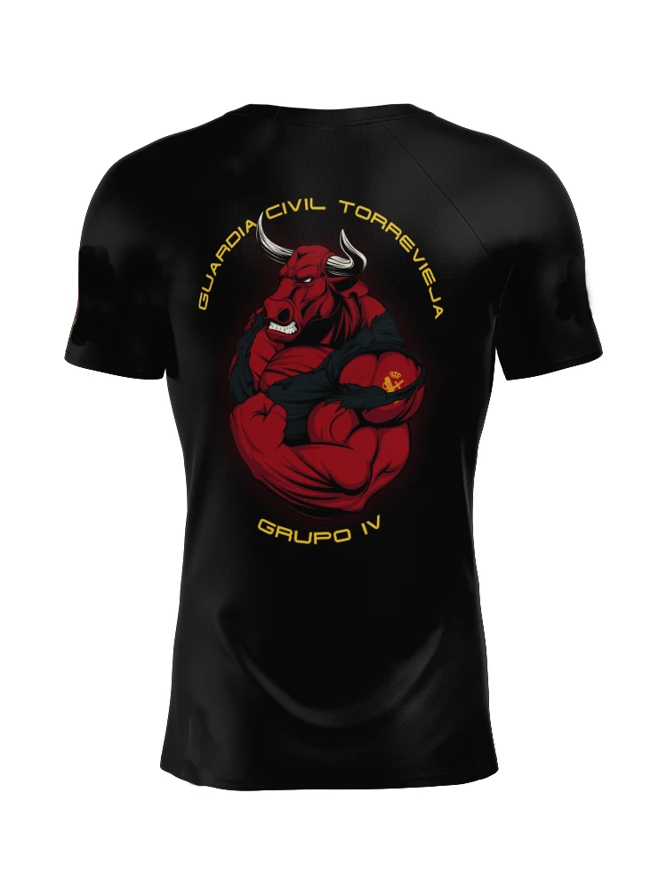 Camiseta España Guardia Civil Torrevieja Grupo IV. 100% Algodón De Alta Calidad, Cuello Redondo, Casual Top