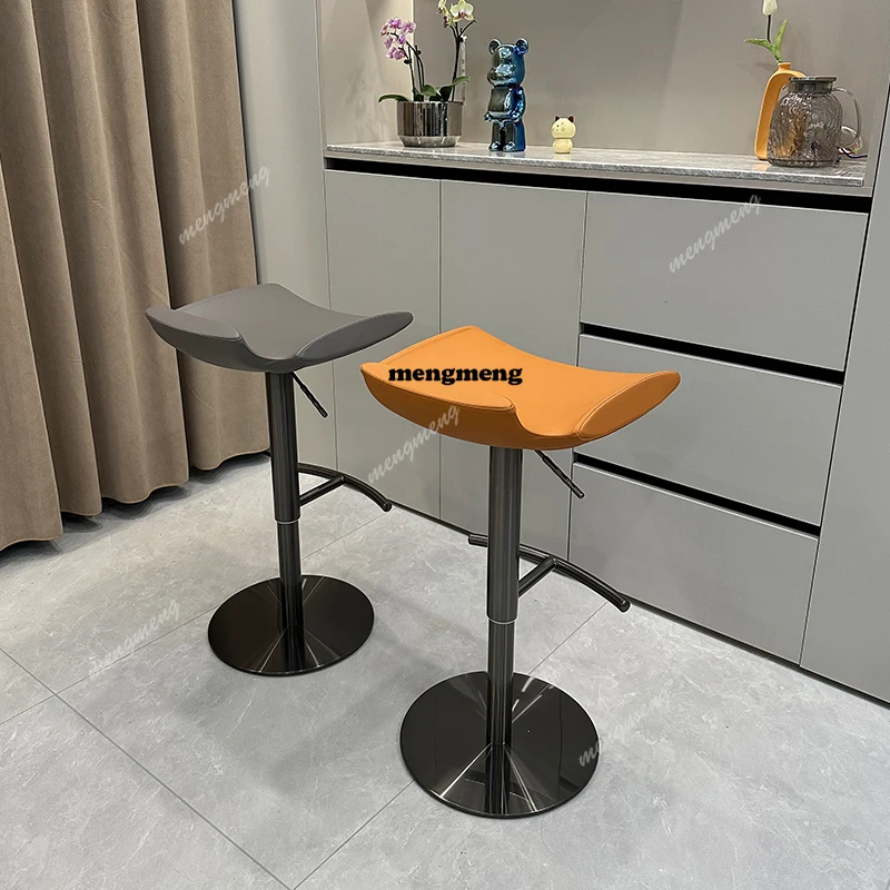 

Patio Contemporary Bar Chair Modern Barber Comfortable Shower Bar Chair High Swivel sillas para barra de cocina Luxury Furniture