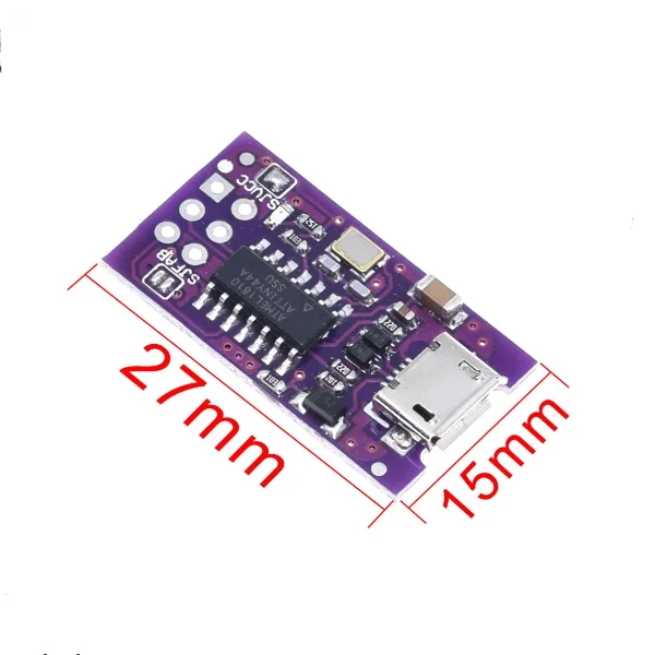 Micro USB Tiny AVR ISP ATtiny44 USBTinyISP Programmer module